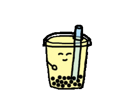 Happy Bubble Tea Sticker