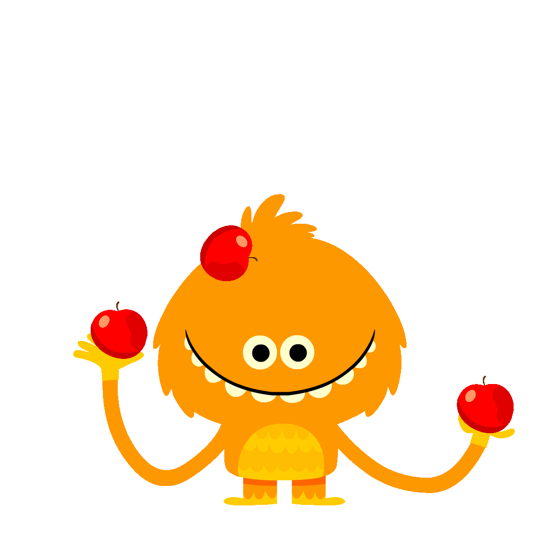 Monster Juggling Sticker by Super Simple for iOS & Android GIPHY