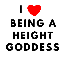 Tall Girls Sticker by HEIGHT GODDESS