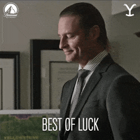 Paramount Network Good Luck GIF by Yellowstone