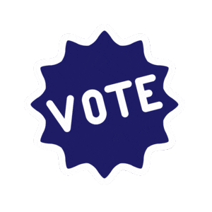 Vote Sticker by The Cross Group