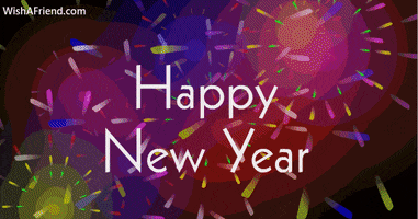 New Year Greetings GIF by wishafriend