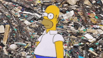Pollution Homer Bushes GIF by MOODMAN