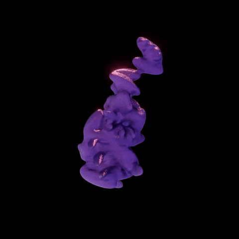 moonshift_music 3d abstract purple bubbles GIF