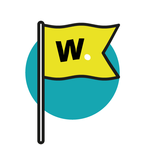 Illustration Flag Sticker by Waanders.studio