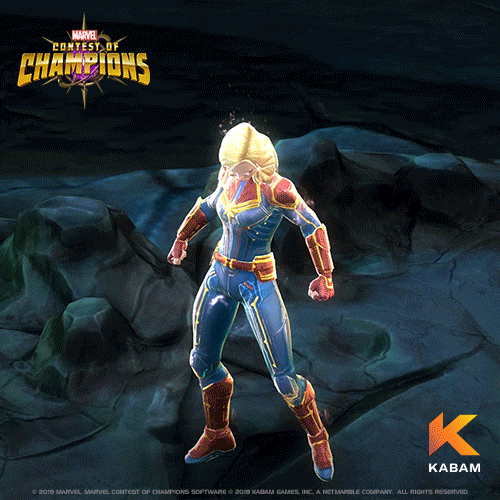 captain marvel GIF by Marvel Contest of Champions