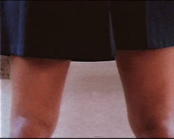 Girl Bouncing GIF