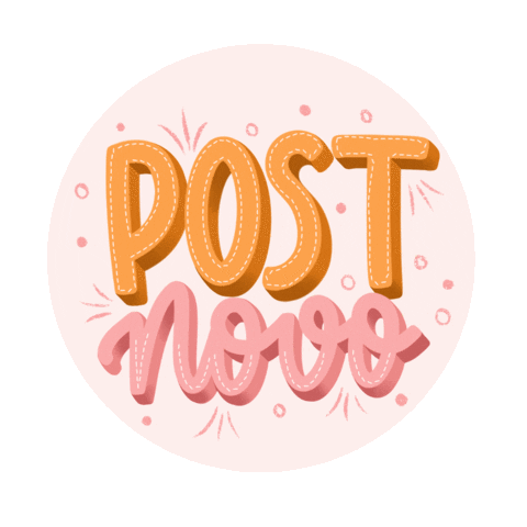 Post Lettering Sticker by Rabisco de Letras