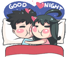 Good Night Hug GIF by Jin