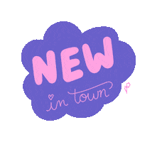 In Town New Post Sticker