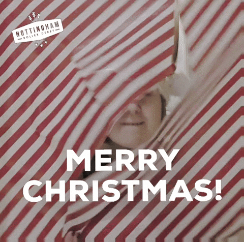Merry Christmas GIF by Nottingham Roller Derby