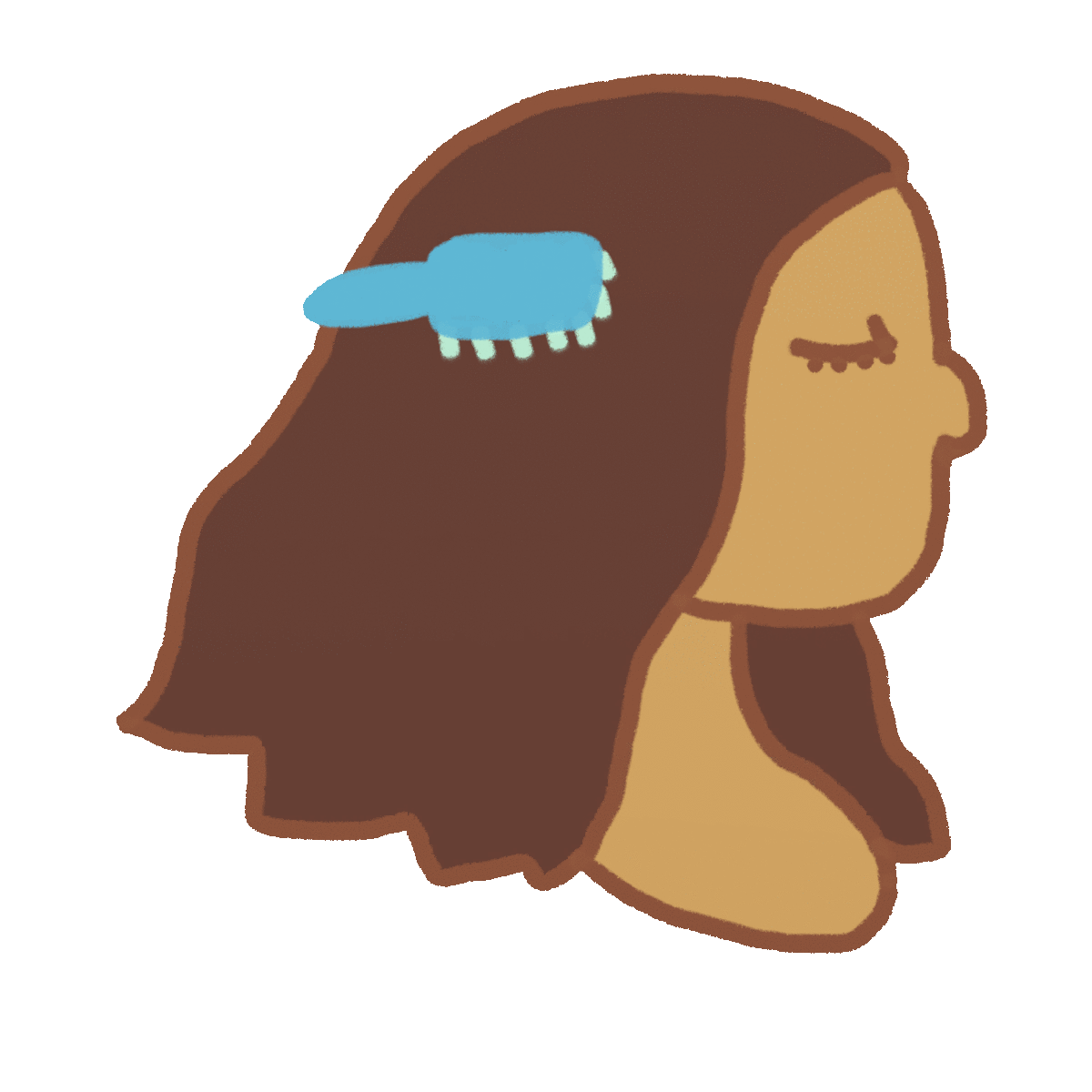 Happy Girl Sticker for iOS & Android GIPHY