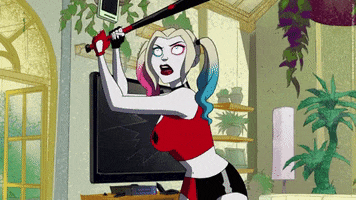 Harley Quinn Phone GIF by DC