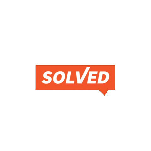 Solved Sticker