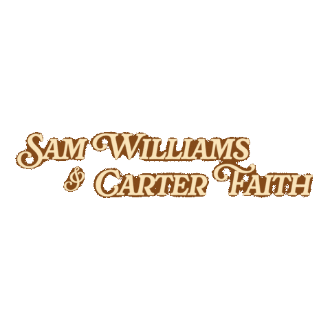 Carter Faith Sticker by Sam Williams