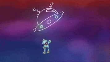 Alien Abduction Space GIF by The Early Show with Alax