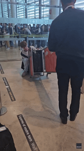 Airport GIF by Storyful