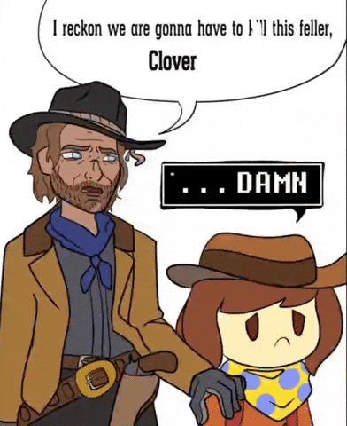 Arthur Morgan Clover GIF