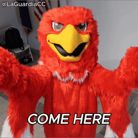 Come Here Miss You GIF by LaGuardia Community College