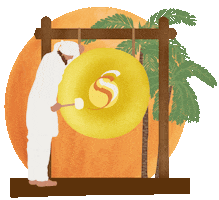 Beach Sunset Sticker by SingitaMiracleBeach