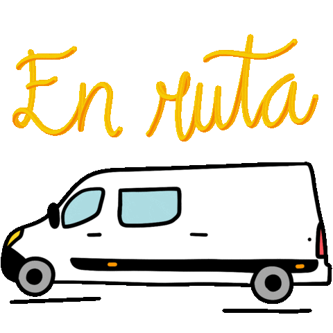 Car Adventure Sticker by Angelica Ladino