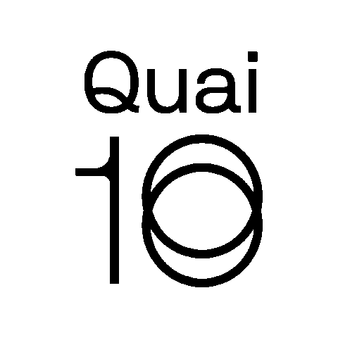 Logo Noir Sticker by Quai10