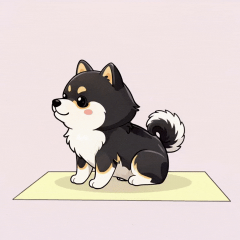 Gym Cute Dog GIF by Manyu