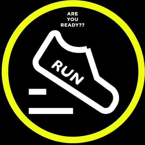 Run Running GIF by AnyQuestion App