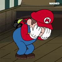 Sad Super Mario GIF by Mashed