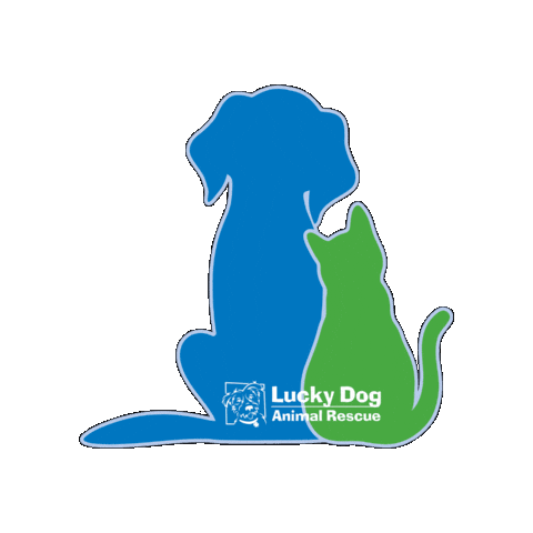 Ldar Sticker by Lucky Dog Animal Rescue