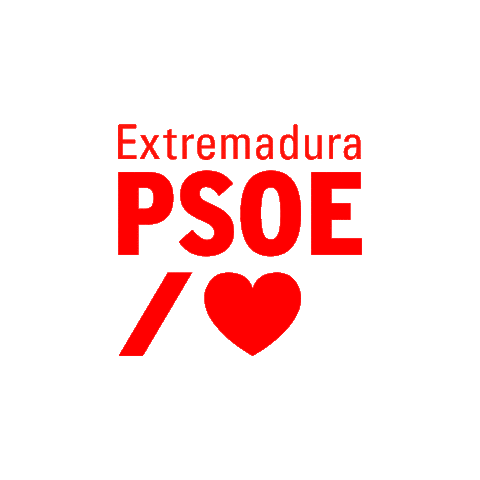 PSOE Extremadura Sticker