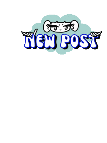 Girl Post Sticker