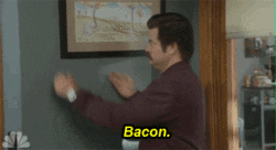 Ron Swanson Bacon GIF - Find & Share on GIPHY