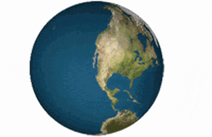 buckminster fuller dymaxion map GIF