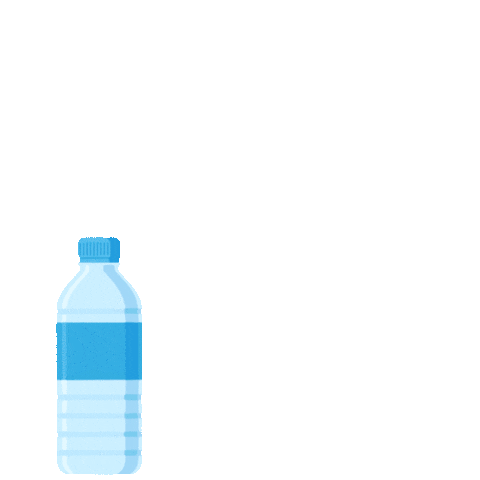Water Bottle 3D Sticker by Tastypill Games