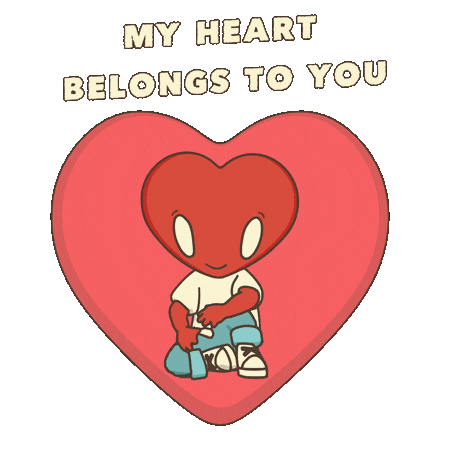 I Love You Hearts Sticker by LT3 Creations