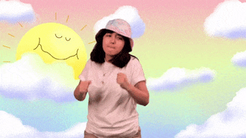 In The Clouds Pastel GIF by GIPHY Studios Originals