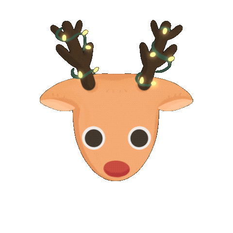 Christmas Deer Sticker