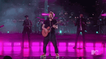 Performing Ed Sheeran GIF by 2021 MTV Video Music Awards