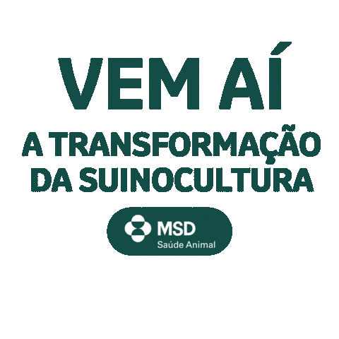 Suinocultura Saudeanimal Sticker by MSD Pecuária Brasil
