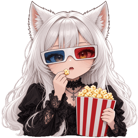 Drama Popcorn Sticker