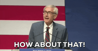 Victory Speech Wisconsin GIF by GIPHY News
