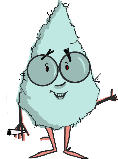 Cannabis Buddy Sticker by TheCannigma