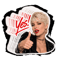 Nura Yes Sticker by NewRadiusRecords