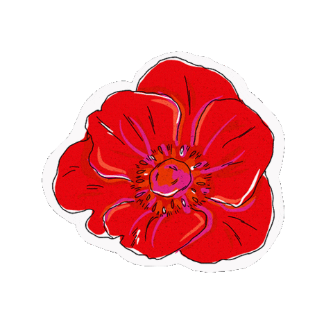 Flower Eurovision Sticker