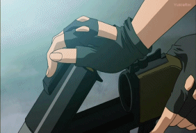 Anime Girl With Gun Gif