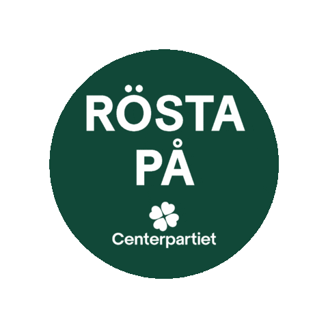Rosta Sticker by Centerpartiet