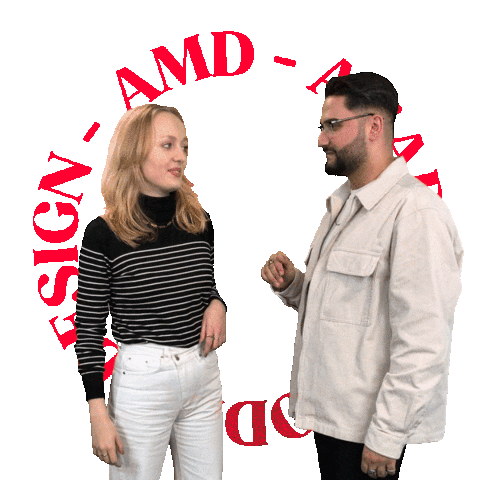 AMDAkademieModeDesign Sticker