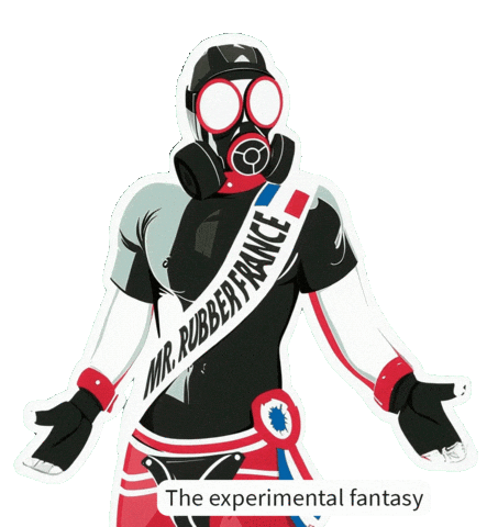 Frenchrubbermen Sticker by The Experimental Fantasy | TEFbrand