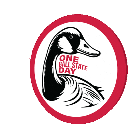 Ball State Goose Sticker by Ball State University